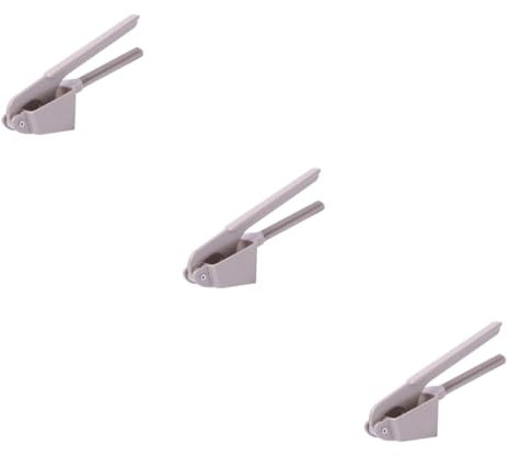 TOPBATHY Pcs Efficient Garlic Press Mincer Crusher for Kitchen Grey Non-Slip Handles Large Garlic Pressing Chamber