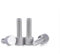50 Stück 304 Stahl M2 M2,5 M3 M4 M5 M6 Rändelschraube ohne Stufe Kopf Einstellschraube gerade gerändelt flach großer Kopf ohne Stufe Rändelschraube (Size : M2.5 x8)