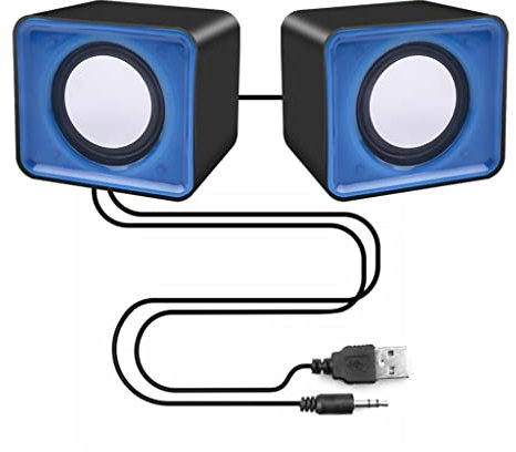 Boomboxes Universal USB 2.0 Music Speaker 3.5mm Mini Music Stereo Speaker for Multimedia Desktop Computer Notebook