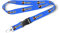 TEMEITE Cordón personalizable con clip de seguridad y gancho giratorio de metal, ideal para tarjetas de identificación, llaves y uso en la oficina, azul, Talla única
