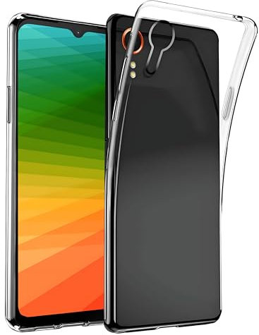 Posdou Hülle für Samsung Galaxy Xcover 7 Handyhülle, Silikon Weich TPU Schutzhülle mit Kamera Schutz für Samsung Xcover 7, Stoßfest Anti-Scratch Durchsichtige Case Cover Galaxy Xcover7, Nie Vergilbung