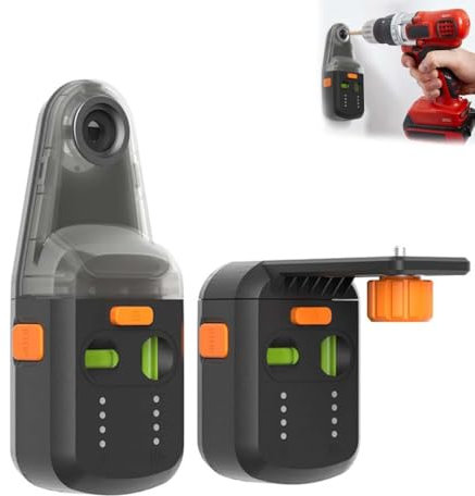 3-in-1Laser Level Tool with Drill Dust Collector,Electronic Vacuum Suction Cup,Vacuum Suction Leveler for Photo Hanging Structural Tile Floor,Tools for Home Renovations