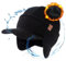 TOP-EX Winter Herren Wollmütze mit Schirm, Ohrenschutz und Fleece, wasserdicht und warm, ideal für Ski und Snowboard, Schwarz M/L