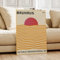 Moderne Geometrie Abstrakte Bauhaus Rote Sonne Wand Kunst Leinwand Malerei Poster Drucke Für Wohnzimmer Wohnkultur 50X70Cm Kein Rahmen