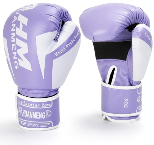PiscatorZone Guantes de entrenamiento de boxeo, guantes de saco de boxeo para mujeres y adultos, guantes profesionales a prueba de golpes para entrenamiento de Muay Thai, sparring, lucha y kickboxing