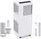 Portabler Klimagerät - 12.000 BTU Klimagerät für Räume bis zu 45 m², 3-in-1-Funktionalität mit Ventilator und Entfeuchtungsfunktion, mit LED-Funktionsanzeige und Fernbedienung [Energieeffizienzklasse