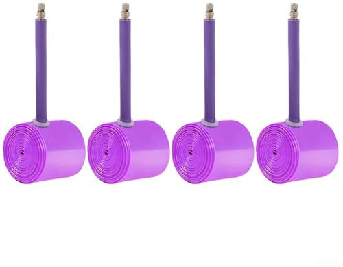Innenschlauch, 35 G, 700 C, 23–32 C, ultraleichter Rennrad-Schlauch für TPU-Schlauch, verbesserte Handhabung und Klettergeschwindigkeit, langlebig und stabil (85 mm, 4 Stück)
