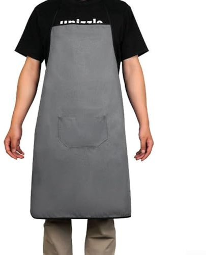 Grembiule professionale per saldatura, ignifugo, resistente al calore, attrezzatura di protezione con tasca per attrezzi in poliestere per officina