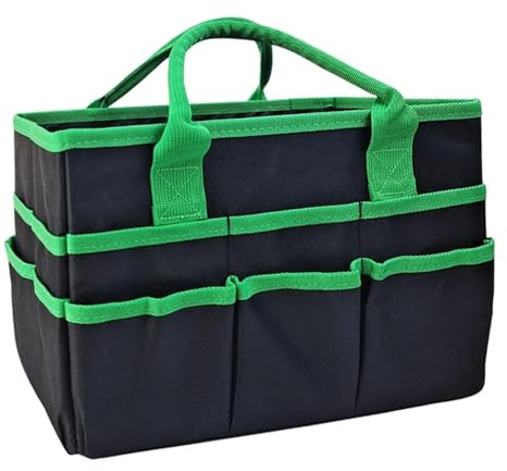 SUBLXPoten Reinigungs-Caddy-Tasche Aufbewahrung mit Mehreren Taschen, for Handtaschen, Lehrmittel, Spielzeug, Werkzeuge, Kunsthandwerk, Home-Office-Tisch-Organizer, von Nähzubehör(Color1)