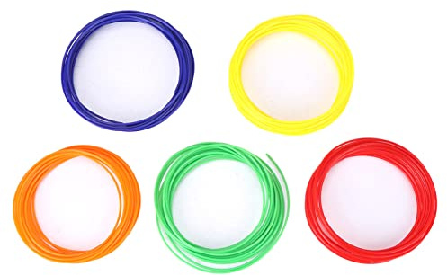 Xiuganpo 1,75 Mm PCL-Filament-Nachfüllungen für 3D-Stifte mit Niedriger Temperatur – 10 Farben, Umweltfreundliches, Biologisch Abbaubares Material für Kreative Projekte
