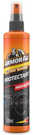 Armor All, Gloss Finish Protectant 300 ml, Cleans and Polishes Dahsboard and Trims, Protects and Restores Surfaces, Suitable for Plastic, Rubber and Vinyl, Ideal for Car Detailing, Made in the UK