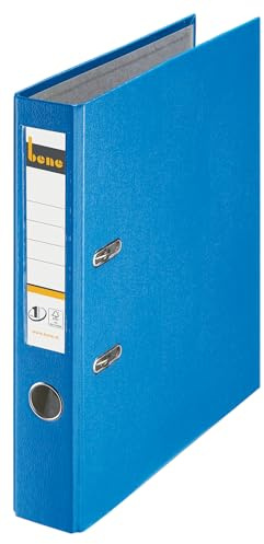 Bene 291600BL – Folder, Blue, Blocks of Particles, Cardboard Box, Paper, Plastic, A4, Portrait)