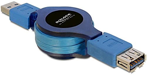 DELOCK Kabel USB 3.0 Verlaengerung A/A Aufroll