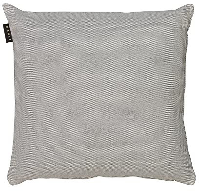 LINUM Pepper Premium Kissenhülle 50x50 cm, 100% Baumwolle, Maschinenwaschbar, Hellgrau