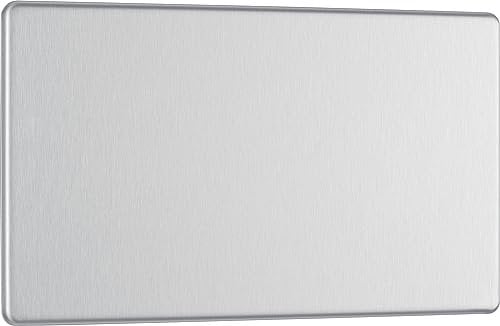 BG Electrical Double Screwless Blank Plate