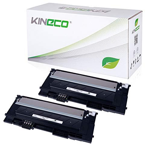 2 Toner kompatibel mit CLP-320 für Samsung CLP-325, CLX-3180, CLX-3185 - CLT-K4072S/ELS - Schwarz je 1.500 Seiten