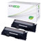 2 Toner kompatibel mit CLP-320 für Samsung CLP-325, CLX-3180, CLX-3185 - CLT-K4072S/ELS - Schwarz je 1.500 Seiten