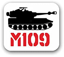 Aufkleber/Sticker M109 Panzerhaubitze Haubitze Modell NATO US 8x7cm A2164