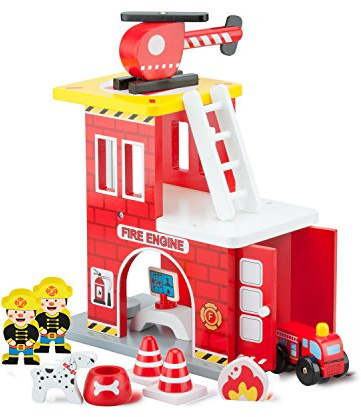 New Classic Toys - 11030 - Hölzern Feuerwache