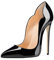 EDEFS Damen Spitze Zehe Schuhe 120mm High Heel Pumps Hohen Absätzen Geschlossen Abendschuhe Schwarz Größe EU44