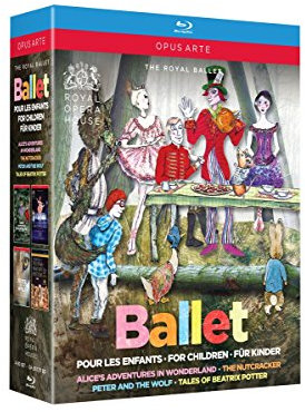 Ballets pour Enfants : Alice au Pays des Merveilles-Casse-Noisette-Pierre et Le Loup-Les Contes de Beatrix Potter. Wordsworth, Kessels, Murphy. [Blu-Ray]