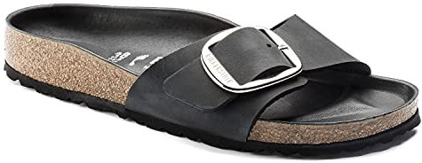 Birkenstock Madrid Big Buckle[Slipper], Schwarz, 38 EU