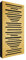 Addictive Sound Akustikpaneele Holz - Schalldämmung AbFuser Wood - Akustikplatten Perfekt zum Hause, Studio, Konferenzraum, Club - Acoustic Panel mit den Maßen 100x50x11,5 cm - Gelb