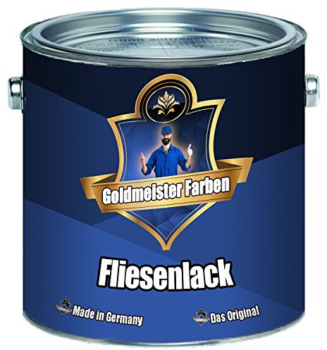 Goldmeister Farben 2 Komponenten Fliesenlack Weiß Grau Schwarz ALLE RAL möglich - glänzend (10 L, Anderer RAL-Farbton (Bitte RAL Wert senden))