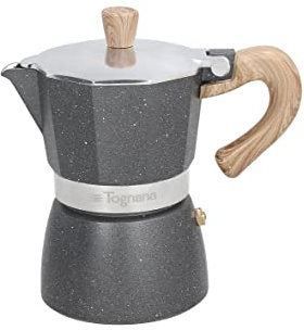 Tognana Stone & Wood Caffettiera Moka 2 tazze