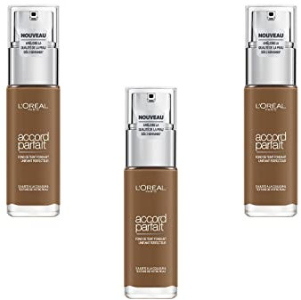 Three Pack L'Oreal True Match Liquid Foundation 10W Deep Golden 3x30ml
