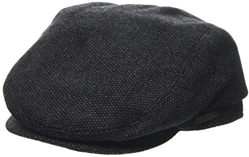 Barts Herren Oslo Cap Baskenmütze, Schwarz (Black 0001), Large
