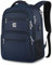 FANDARE Unisex Backpack Business Laptop Daypack Travel Rucksack with USB Charging Port Waterproof College School Computer Bag Bookbag for Women & Men Fits 15.6 Inch Laptop and Notebook Dark Blue