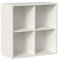 Iconico Home QBE, Wandwürfel mit 4 Fächern, Eingang, Wohnzimmer, Schlafzimmer, Jugendzimmer, Arbeitszimmer, 75 x 35 x 75 cm, weiß