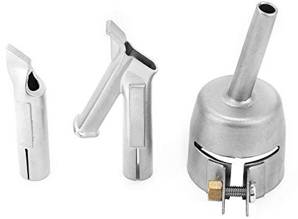Speed Welding Nozzle, 3Pcs 5mm Speed Welding Plastic Welding Tips Welding Tools for PVC Plastic Hot Air Gun, Durable Titanium Alloy Heat Hot Air Gun Nozzles Replacement Accessories