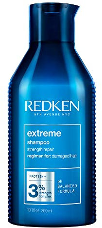 REDKEN Extreme Shampoo | Shampoo für beschädigtes Haar | Haar stärken & reparieren | Mit Proteinen angereichert (300 ml)