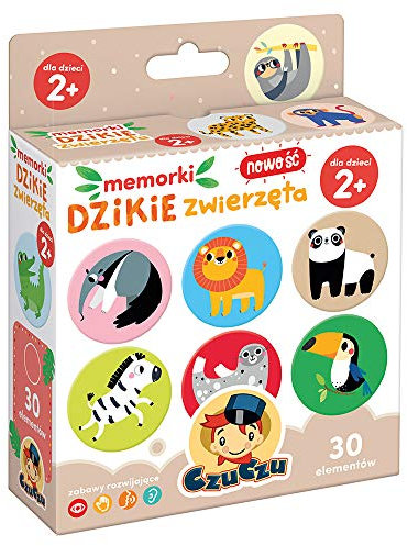 Czuczu Memorki Dzikie Zwierzęta – Edukacyjna Gra Memory Dla Dzieci 2+