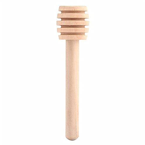 ENJY Cucchiai Mmiele 20 Pezzi in Legno Miele Cucchiaino Cucchiaino Sciroppo Sciroppo Misuratore Lungo Server caffè Cucina (Size : 10cm)