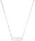 s.Oliver Collier 925 Sterling Silber Damen Halsschmuck, mit Zirkonia synth., 42+3 cm, Silber, Kommt in Schmuck Geschenk Box, 2034854