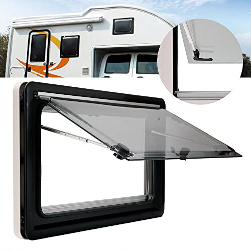 Finestra laterale per camper in alluminio, 450 x 500 mm, per roulotte Van Camper