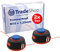 2x Trade-Shop Trimmerkopf/Mähkopf/Fadenkopf M10 x 1,25mm Links kompatibel mit Echo SRM2305 SRM5000 SRM4000 SRM250 SRM330 SRM350 / Freischneider