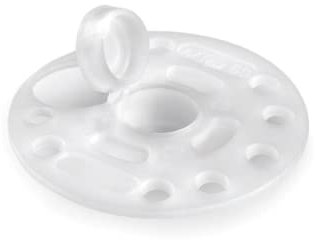 INDEX A PERFECT FIXING - AISW060【AIS-W】 Rosetón plástico para fijación mecánica de paneles aislantes en madera, Ø60 mm, Caja 500 unidades