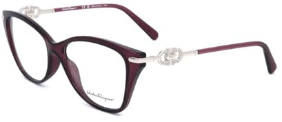 Salvatore Ferragamo SF2937R SF2937R 655 transparent wine vista Women's Acetate, Standard, 54