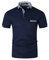 KUNJLELP Men's Regular-Fit Cotton Short Sleeve Polo Shirt Casual Golf Polos,Blue 01,XXXL