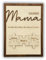 DRYSSON Geschenk für Mama zum Muttertag individuell Holz Bild mit Wunschnamen/Gravur Puzzle Muttertagsgeschenk personalisiert für Oma Papa Muttertags Geschenk