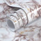 VOLEAAR 30CM x 500CM Glossy Grey White Marble Wallpaper Stick on Countertop Cabinet Shelf Liner Vinyl Waterproof Removable Peel and Stick Contact Paper