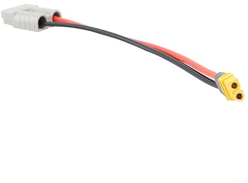 für XT60 auf Anderson Adapterkabel, 50 A, 600 V, für Anderson Stecker auf für XT60 Adapter, 12 für AWG