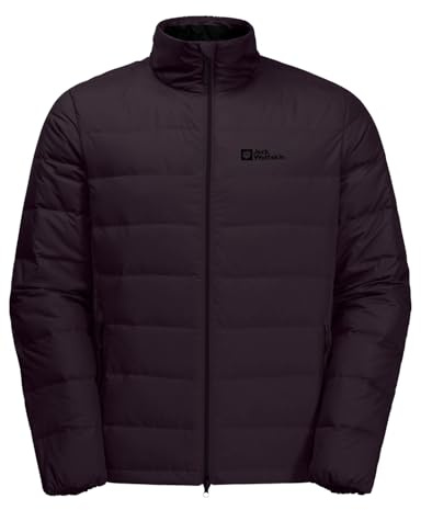 Jack Wolfskin Herren Ather Down Jkt M Daunenjacke, Midnight Plum, XL EU