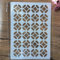 Wiederverwendbare Schablonen, A4, 29 x 21 cm, Kreis in Kreis, Texturschablonen zum Malen auf Holz, Wänden, Möbeln, Leinwand, Stoff, Schildern, Felsen, DIY-Kunstprojekten, Heimdekoration