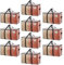 VENO 10 Pack Heavy Duty Moving Bags for Clothes,Extra Large Moving House Essentials,Underbed Storage Packing Boxes for Duvet,Waterproof Laundry Bags Organiser (Clear, 10 Pack)