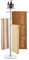 KES Porte Serviettes sur Pied 3 Barres Réglables Porte-Serviettes Acier Inoxydable 18/8 Support Serviette de Bain avec étagère Sèche Serviette Marbre Brossé, BTH238-2